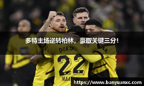 多特主场逆转柏林，豪取关键三分！